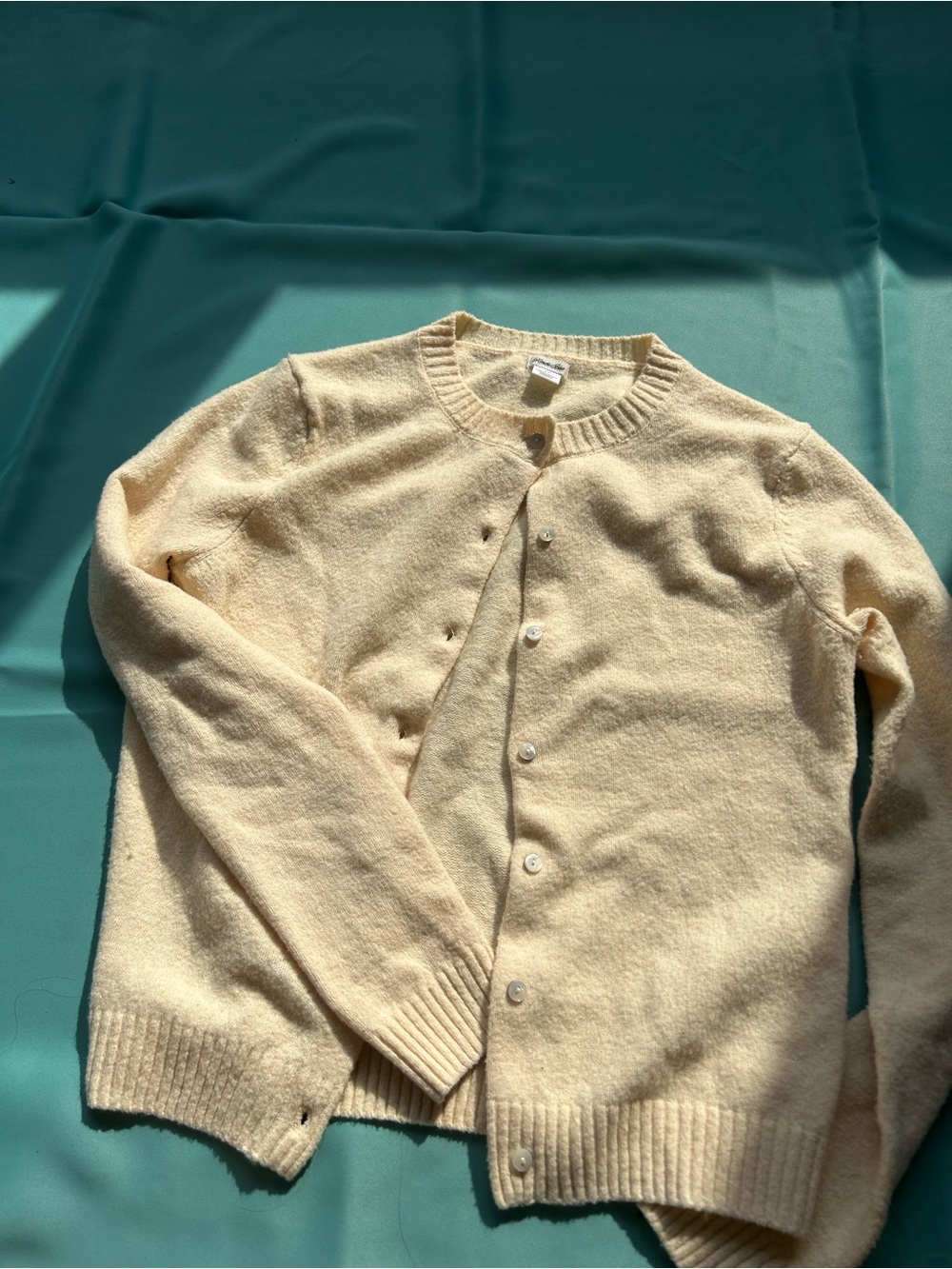 Urban Outfitters Butter Yellow Cardigan